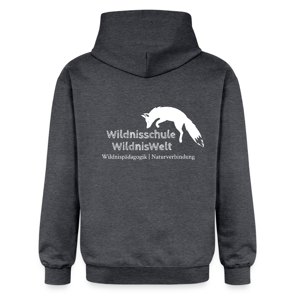 WildnisWelt Unisex Hoodie - Dunkelgrau meliert
