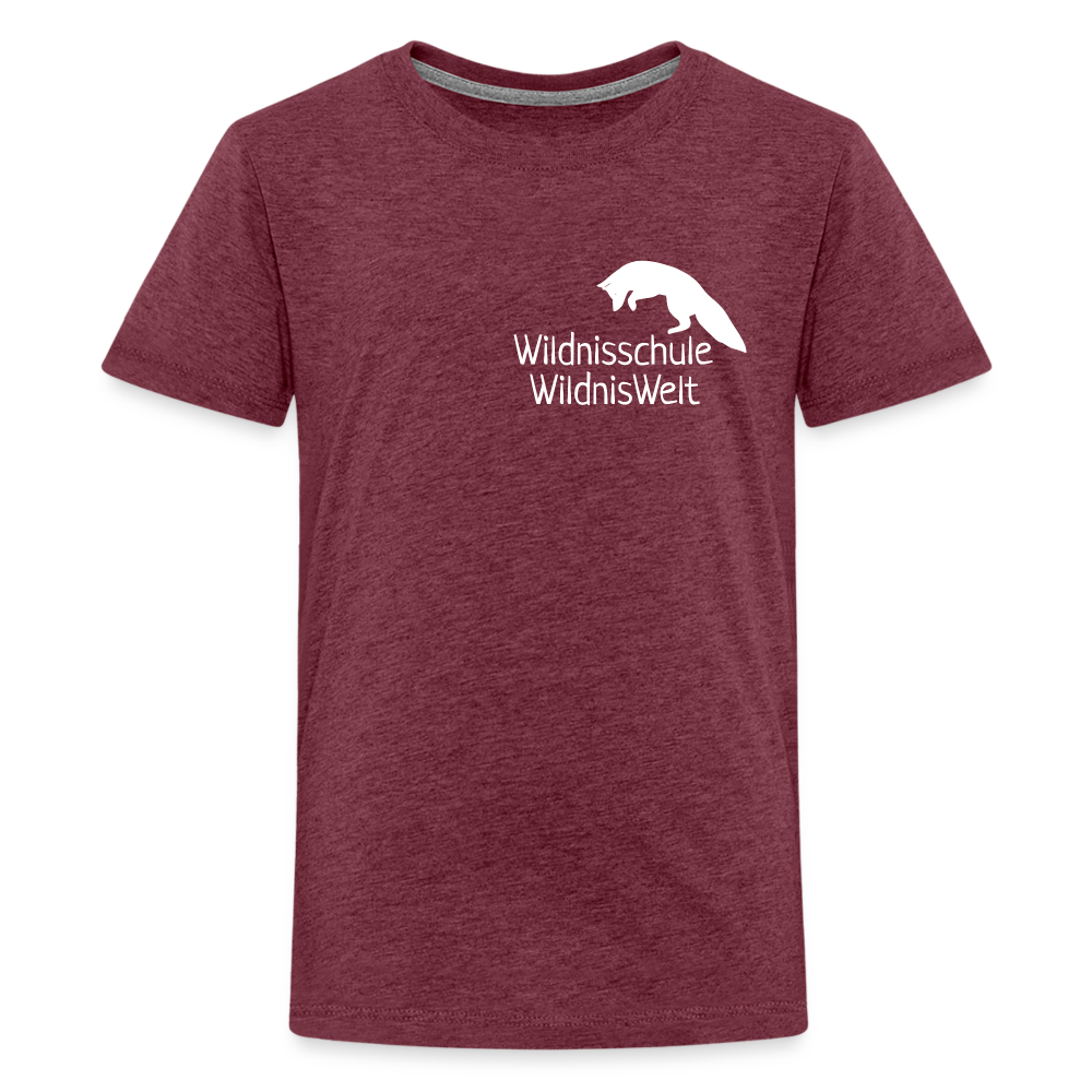 WildnisWelt Teenager T-Shirt - heather burgundy