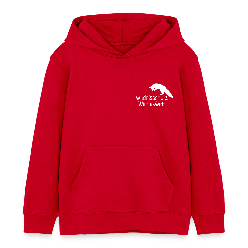 WildnisWelt Kinder Organic Hoodie - red