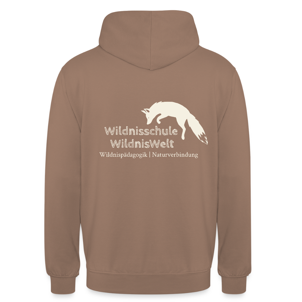 WildnisWelt Unisex Hoodie Erdfarben - Mokka
