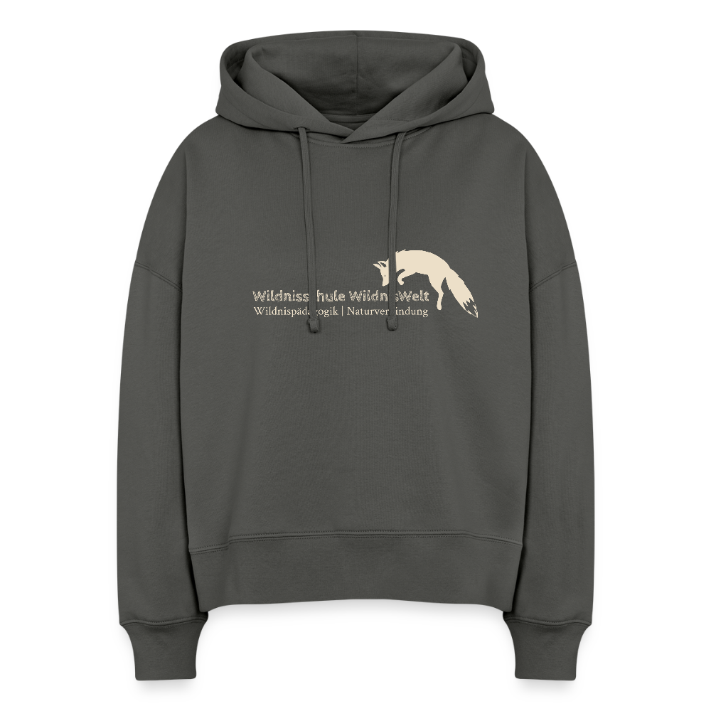 WildnisWelt Bio Hoodie Frauen - Anthrazit
