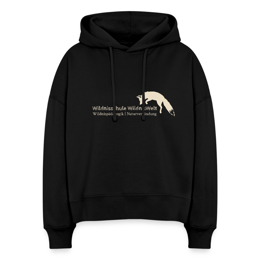 WildnisWelt Bio Hoodie Frauen - Schwarz