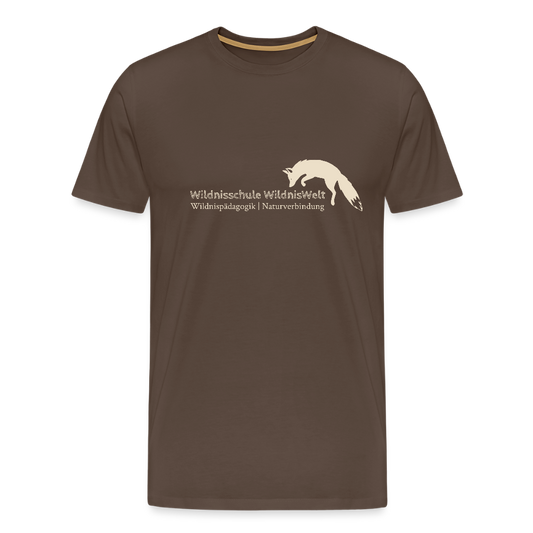 Erdfarben T-Shirt Männer - Edelbraun