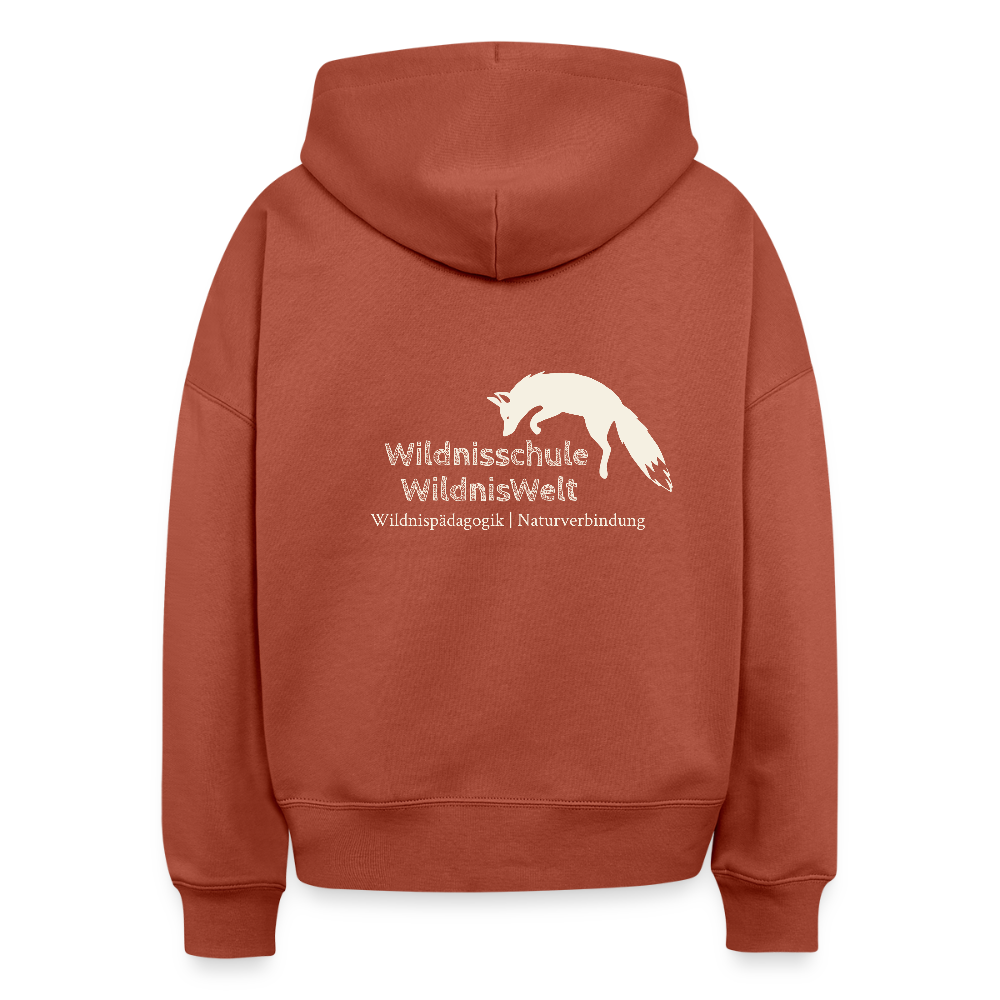 WildnisWelt Bio Hoodie Frauen - Terrakotta