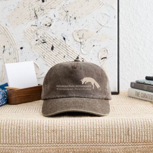 WildnisWelt Fox Cap - Vintage Braun