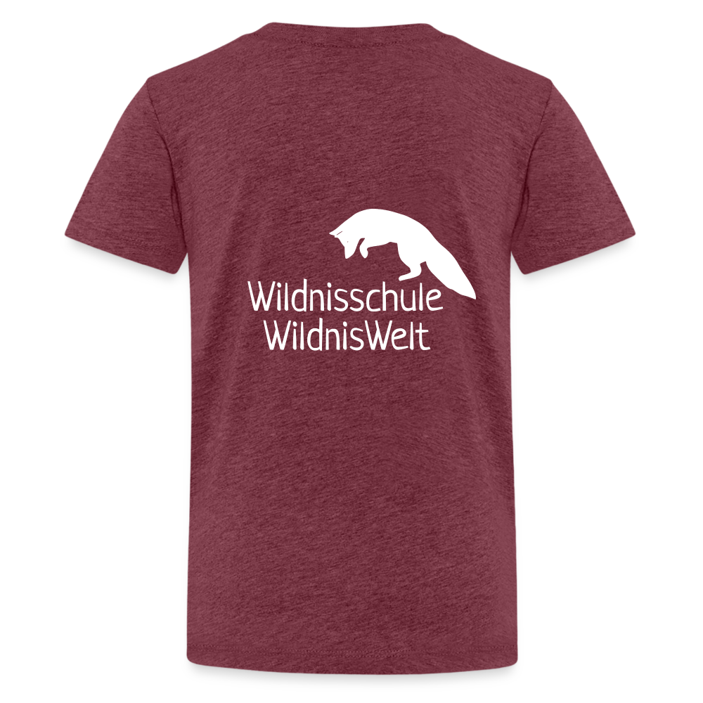 WildnisWelt Teenager T-Shirt - heather burgundy