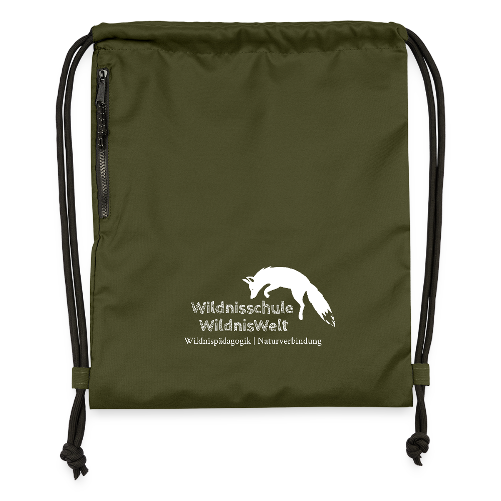 Turnbeutel aus Recycling-Material - military Green