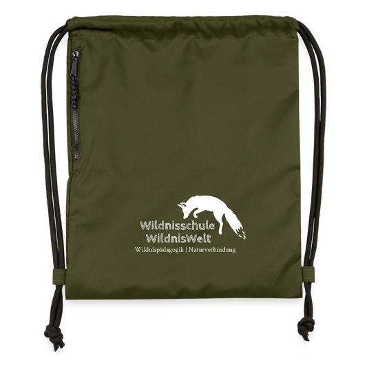 Turnbeutel aus Recycling-Material - military Green