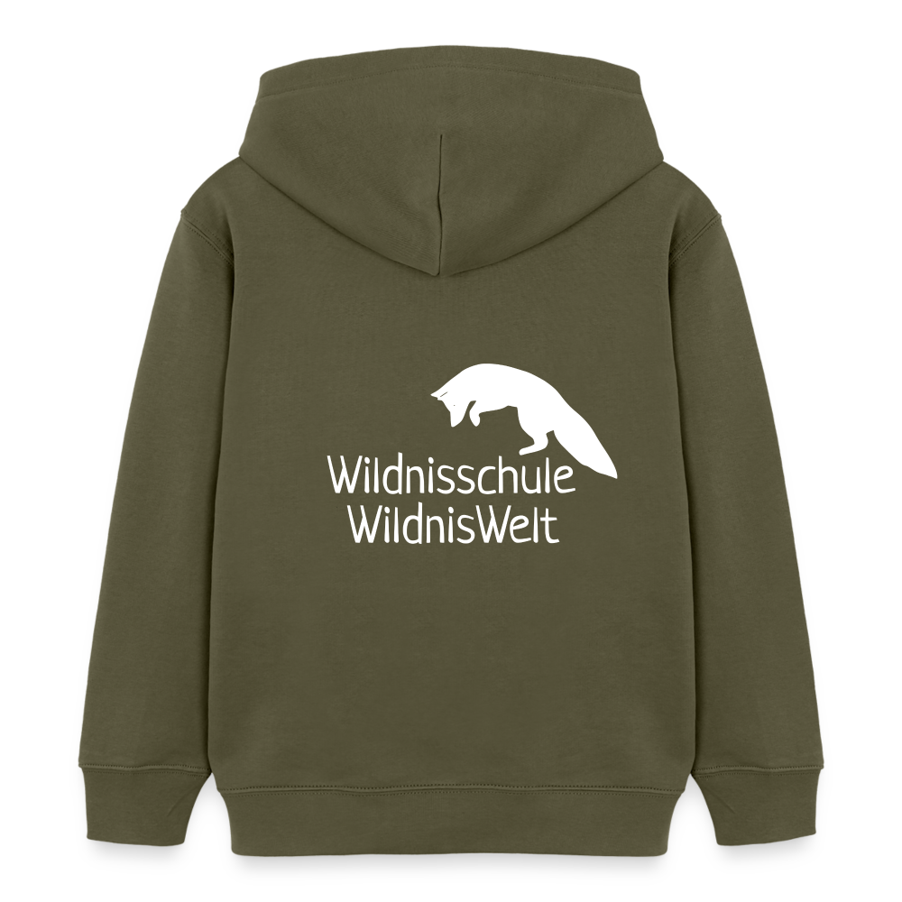 WildnisWelt Kinder Organic Hoodie - khaki