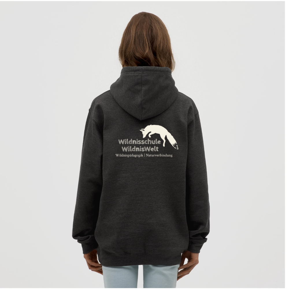 WildnisWelt Unisex Hoodie Erdfarben - Anthrazit