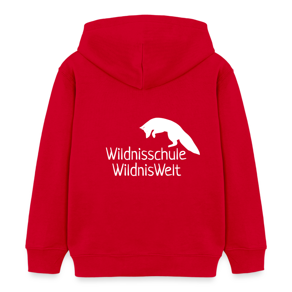 WildnisWelt Kinder Organic Hoodie - red