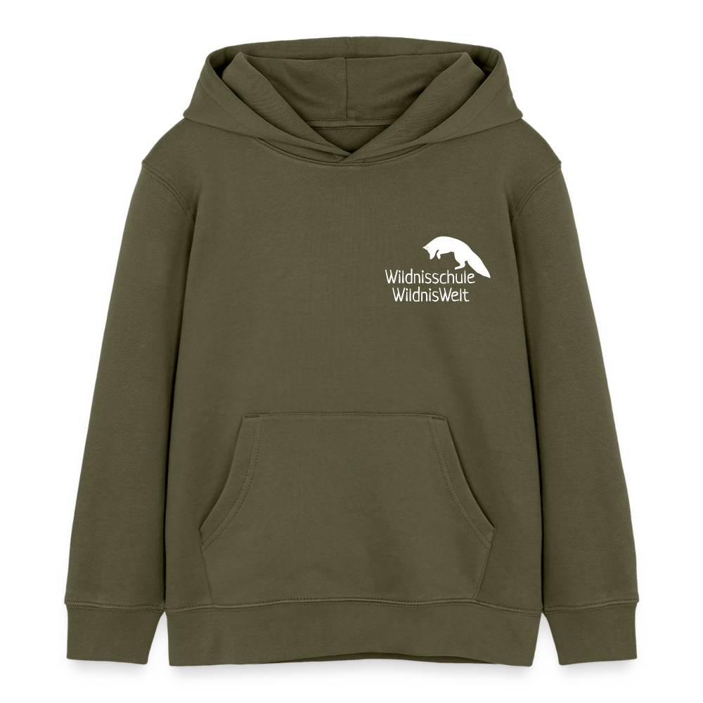 WildnisWelt Kinder Organic Hoodie - khaki