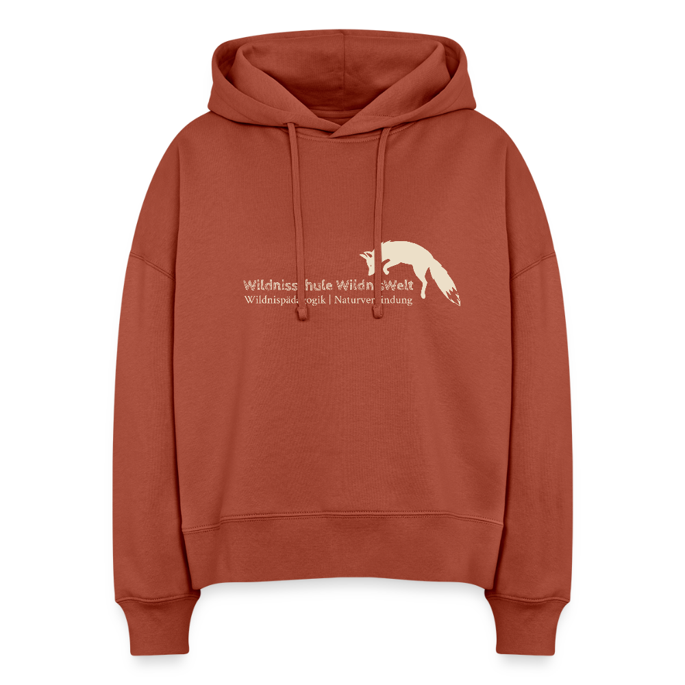 WildnisWelt Bio Hoodie Frauen - Terrakotta