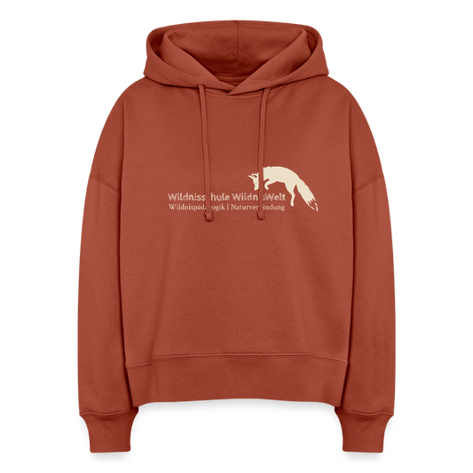 WildnisWelt Bio Hoodie Frauen - Terrakotta