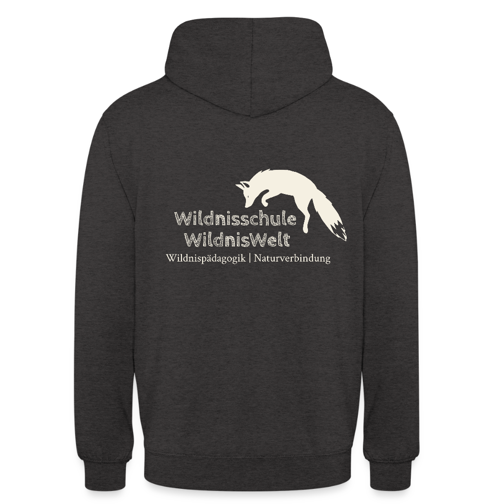WildnisWelt Unisex Hoodie Erdfarben - Anthrazit